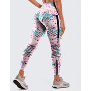 Seamless High-waisted Nude Felling Printed Pants Women's | OWNLUXE