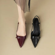 Women's Leather Retro Sandals – Shop at OWNLUXE