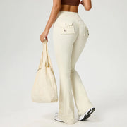 Yoga Pocket Flared Sport Leggings | OWNLUXE