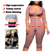 Full Body Colombian Shapewear Bodysuit - High Compression with Arm Slimming