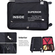 28" ABS Spinner Luggage – Durable Hard Shell
