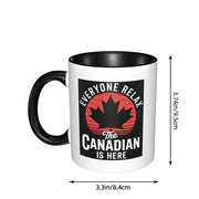 Canada Canadian Maple Leaf Roundel Mug Funny Ceramic Coffee Cups Tea Mugs Milk Cup Drinkware Gift for Friends