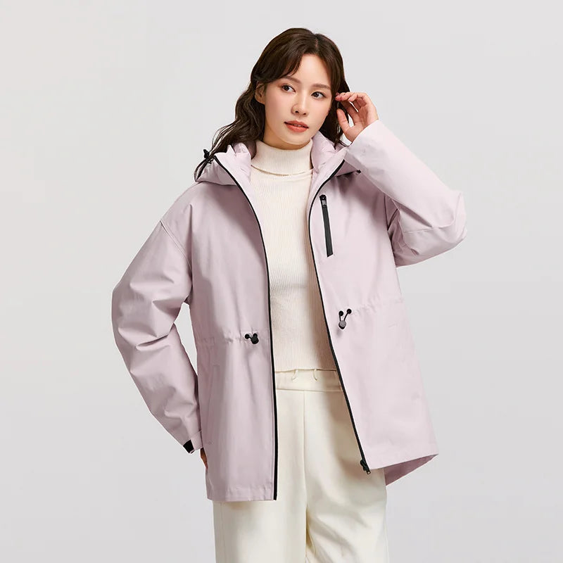 Women's Two Piece Jacket (Black) | OWNLUXE