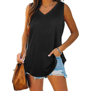 Women’s Casual Summer V‑Neck Tee – High‑Stretch Fit