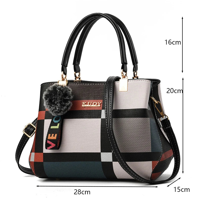 Large Capacity Travel Satchel - Designer PU Leather Crossbody Tote | OWNLUXE