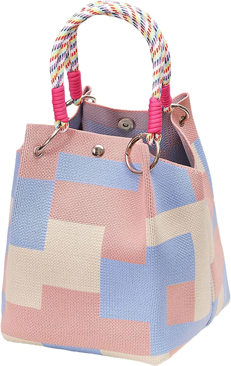 Knit Mini Bucket Bag | OWNLUXE
