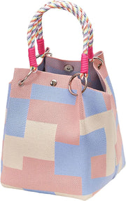 Knit Mini Bucket Bag | OWNLUXE