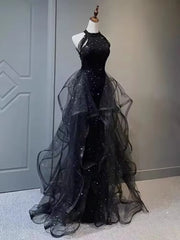Sparking Navy Blue Evening Dress | OWNLUXE