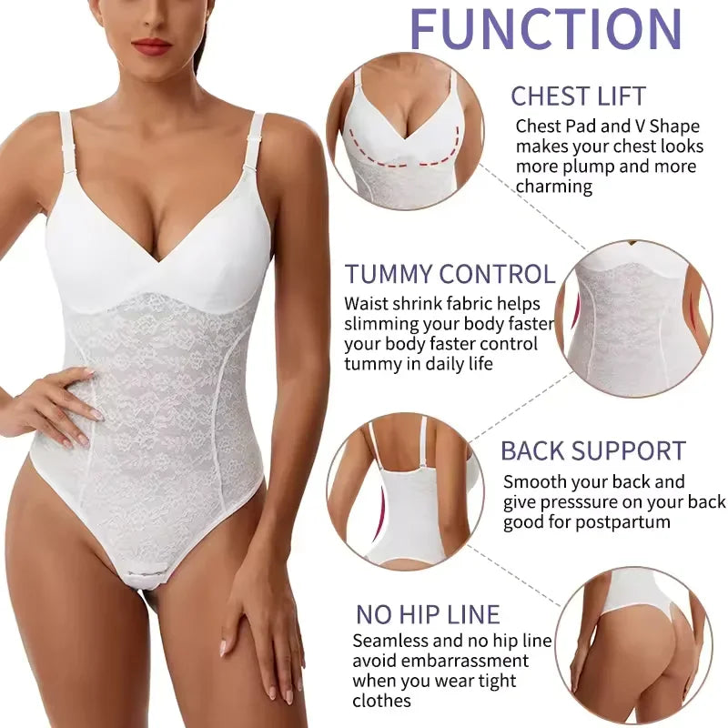 Lace Shaping Bodysuit | OWNLUXE
