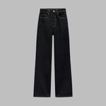 Load image into Gallery viewer, ✨ Women’s Belted Denim-Look Jacket &amp; Pants Set – Mid Waist, Full Sleeve | Ensemble veste et pantalon effet denim pour femme – Taille mi-haute, manches longues ✨
