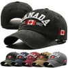 Unisex Washed Cotton Vintage Cap Canada Letter Accessory | OWNLUXE