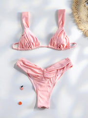 Women's Folds Set Bikini | OWNLUXE