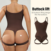 Seamless Butt Lifter Thong Bodysuit - Tummy Control Shapewear