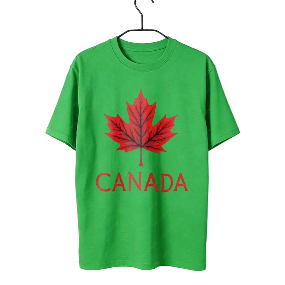 Canada Maple Leaf T-Shirt – Unisex Cotton Pride Tee | OWNLUXE