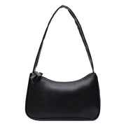 Retro Bow Handbag – Structured PU Leather Shoulder Bag | OWNLUXE