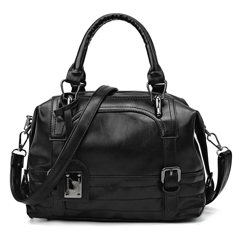 Women's Sequined Tassel Tote & Crossbody Bag - PU Leather