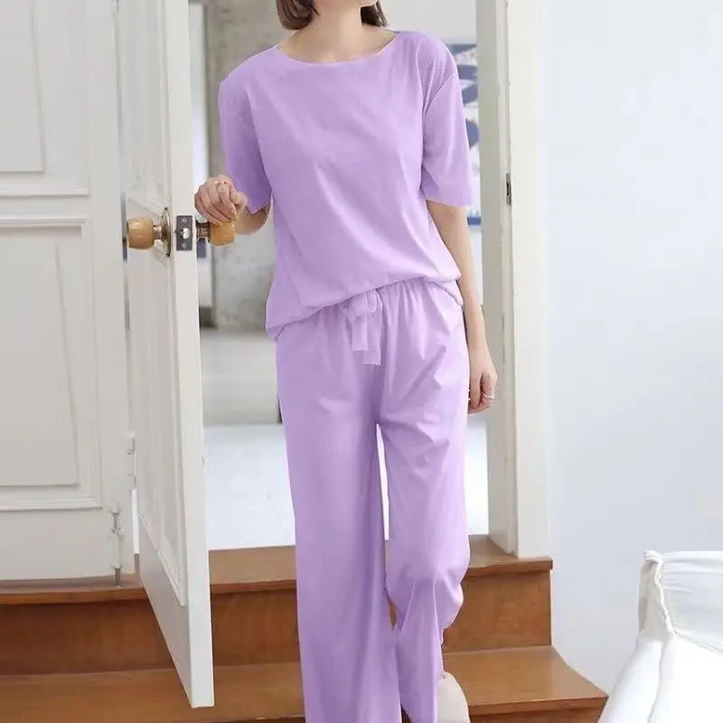 Two-Piece Velvet Pajama Set (Sjt-Green) – Shop at OWNLUXE