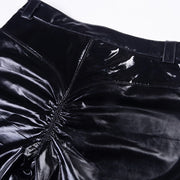 Faux Leather Butt-Lifting High-Waist Running Leggings | OWNLUXE