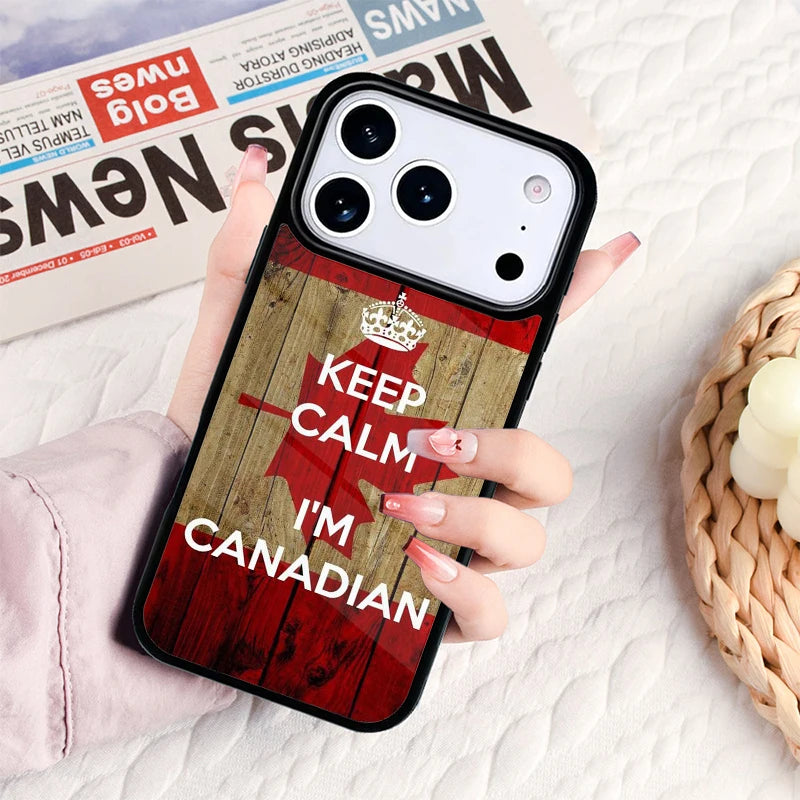 Canada Canadian Flag Phone Case For IPhone 17 16e 15 14 13 12 11 Pro Max Air Mini Soft Protective Cover