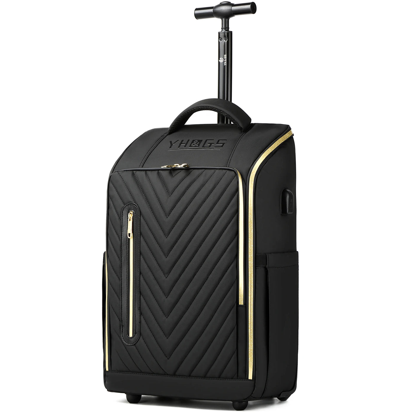 Rolling Travel Backpack Carry-On - Lightweight & Versatile Wheeled Bag