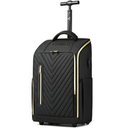 Rolling Travel Backpack Carry-On - Lightweight & Versatile Wheeled Bag