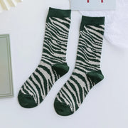 1 Pair Women Socks Spring Autumn Retro Style Men Couple Cotton Socks Flower Stripe Plaid Pattern Solid Colorful Socks EUR 37-43