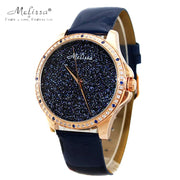 Leather Strap Quartz Watch - Minimalist Water-Resistant Wristwatch