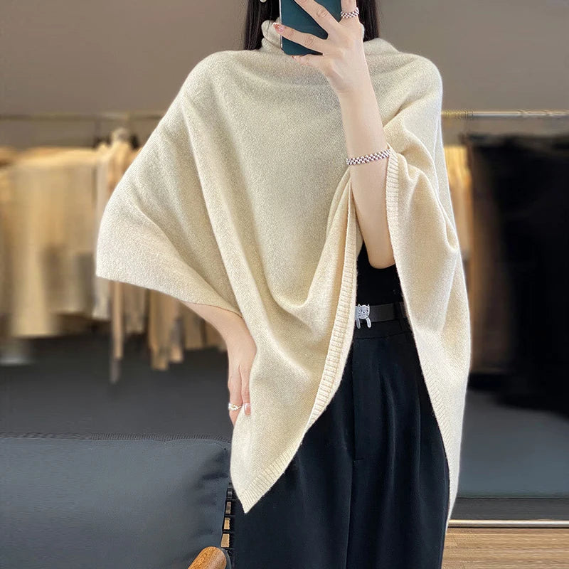 Turtleneck Cashmere Top – Shop at OWNLUXE