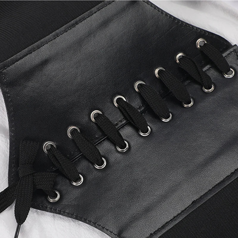 Women's High Waist Leather Waist Trainer | OWNLUXE