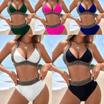 Load image into Gallery viewer, 2025 New Swimsuit for Women with Waist Slim Fit Quick Dry European and American High-end Swimsuit for Women
