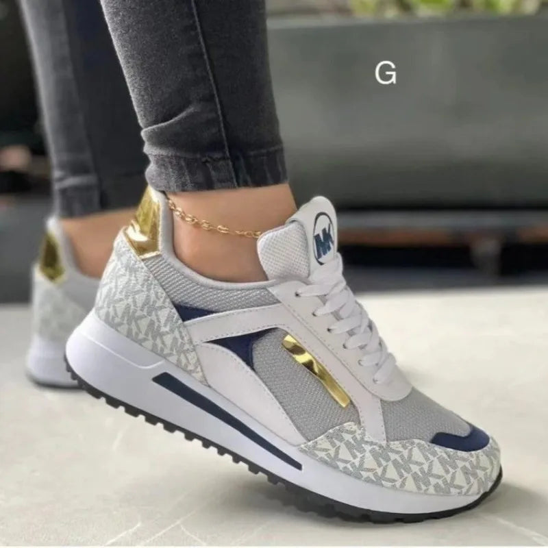 Women's Casual Sneakers Mesh Flat Single Shoes Heels | OWNLUXE