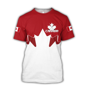 Canada Flag Graphic T-Shirt – 3D Print Oversized Tee | OWNLUXE