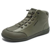 Mid-Top Barefoot Ankle Boots – Wide Toe Minimalist Sneakers