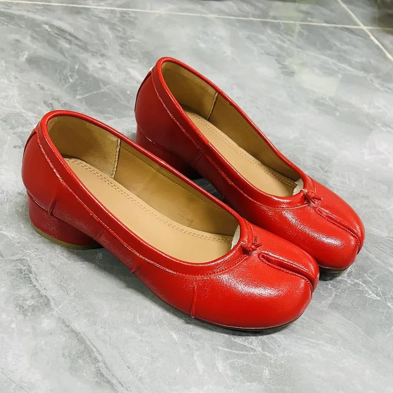 Women's Leather Pumps (Wine Red Bow) – Shop at OWNLUXE