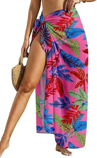 Printed Maxi Floral Wrap Dress | OWNLUXE