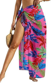 Printed Maxi Floral Wrap Dress | OWNLUXE