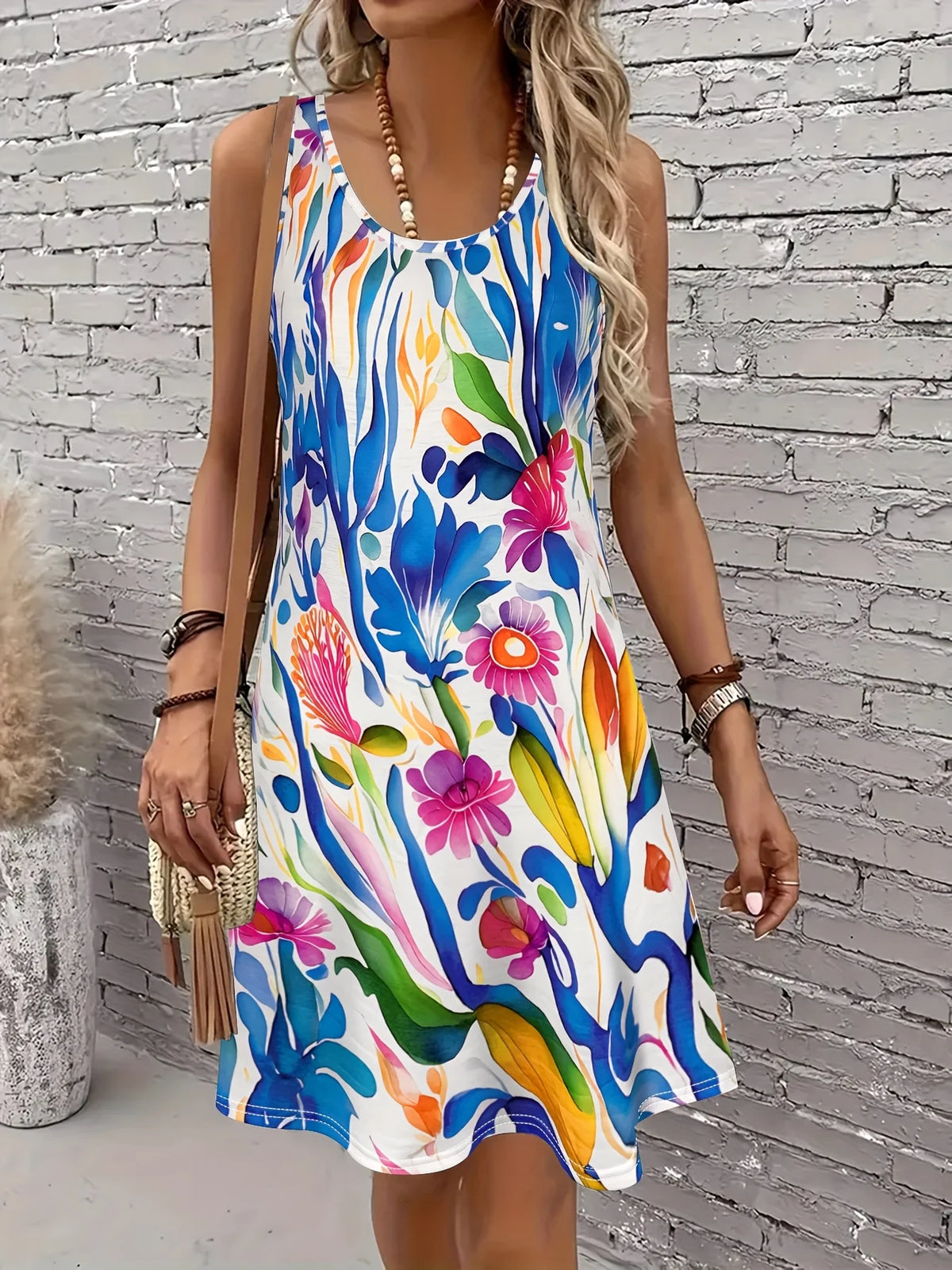 Women's Round Neck Breathable Dress – Shop at OWNLUXE
