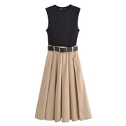 Women's Sleeveless Midi Dress | OWNLUXE