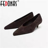 Women's Pointed Toe Retro Pumps | OWNLUXE