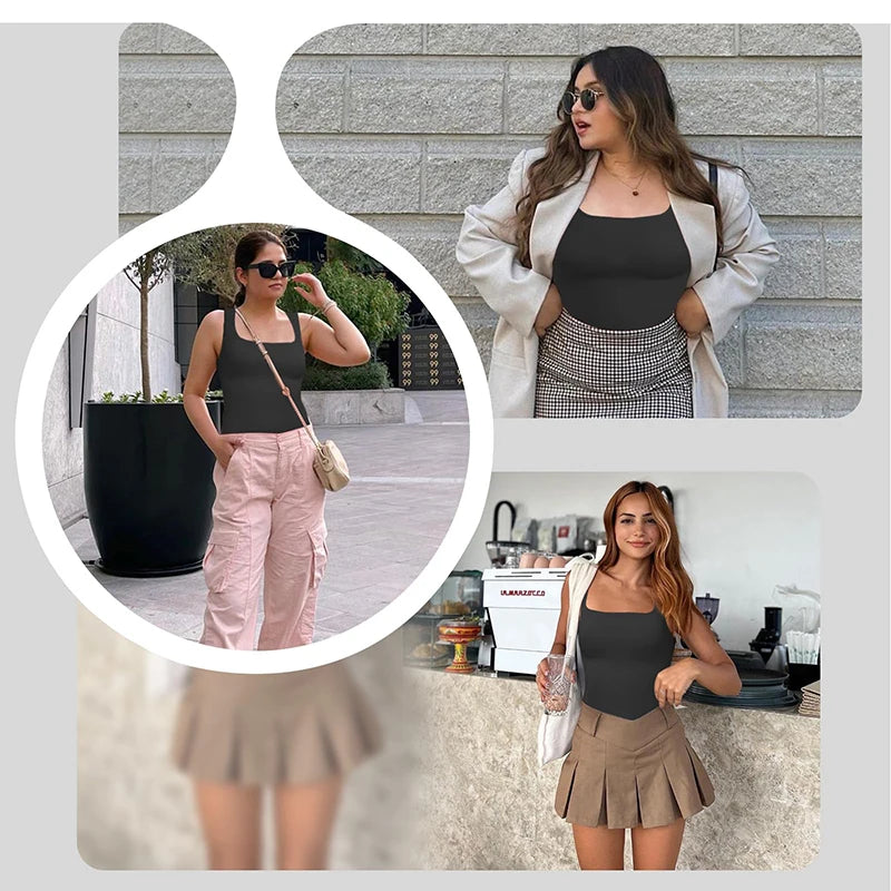 Tummy Control Tank Top Shapewear Seamless Compression Cami