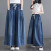 Women's Wide Leg Denim Plus-Size Pants | OWNLUXE
