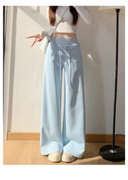 Sport High-Waist Relaxed-Fit Straight-Leg Pants | OWNLUXE