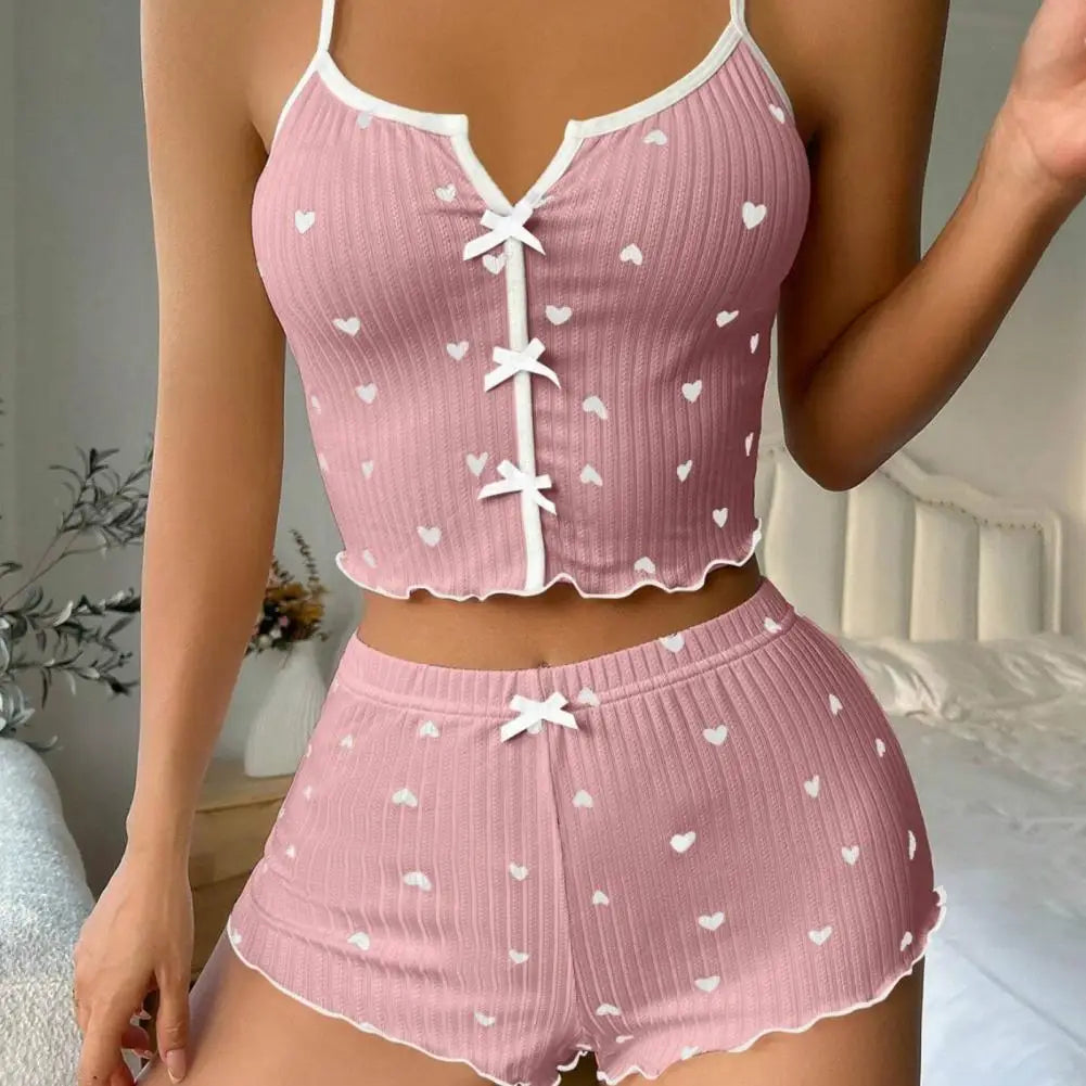 Two-Piece Polyester Pajama Set (White) – Shop at OWNLUXE
