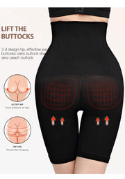 High-Waist Tummy Control Shapewear Shorts - Butt Lifter Shaper