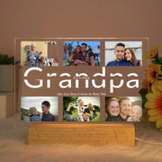 Custom Acrylic Lamp Personalized Photo Text Bedroom | OWNLUXE