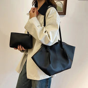 Large Capacity PU Leather Composite Bag Set - 2-in-1 Shoulder Handbag | OWNLUXE