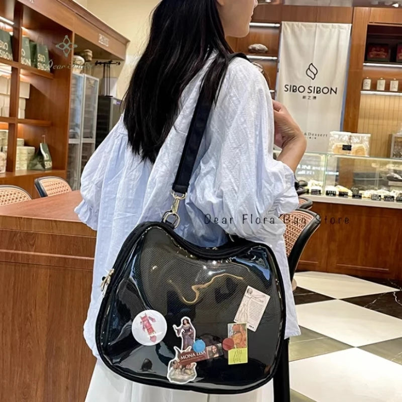 Nylon Transparent Display Ita Bag – Shop at OWNLUXE