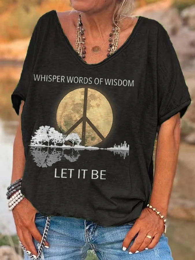 Women's Short Sleeve V-Neck T-Shirt | OWNLUXE