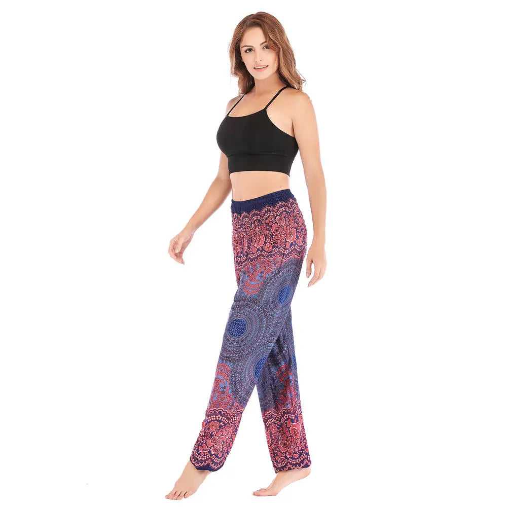 Women’s High-Waist Floral Bloomers – Loose, Lightweight & Boho