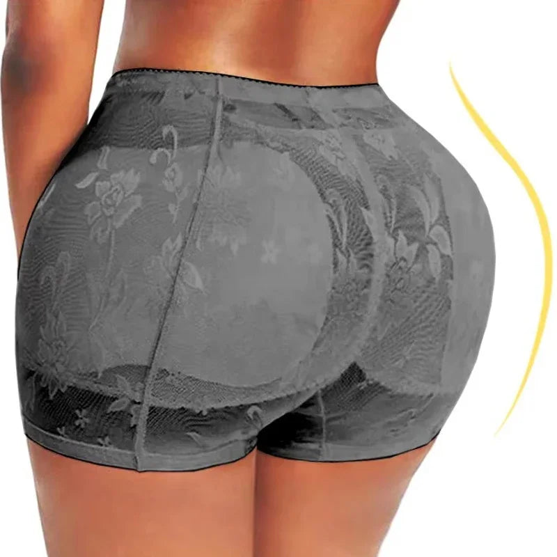 Butt Lifter Padded Control Panty - Hip Enhancer Shapewear with Waist Trainer